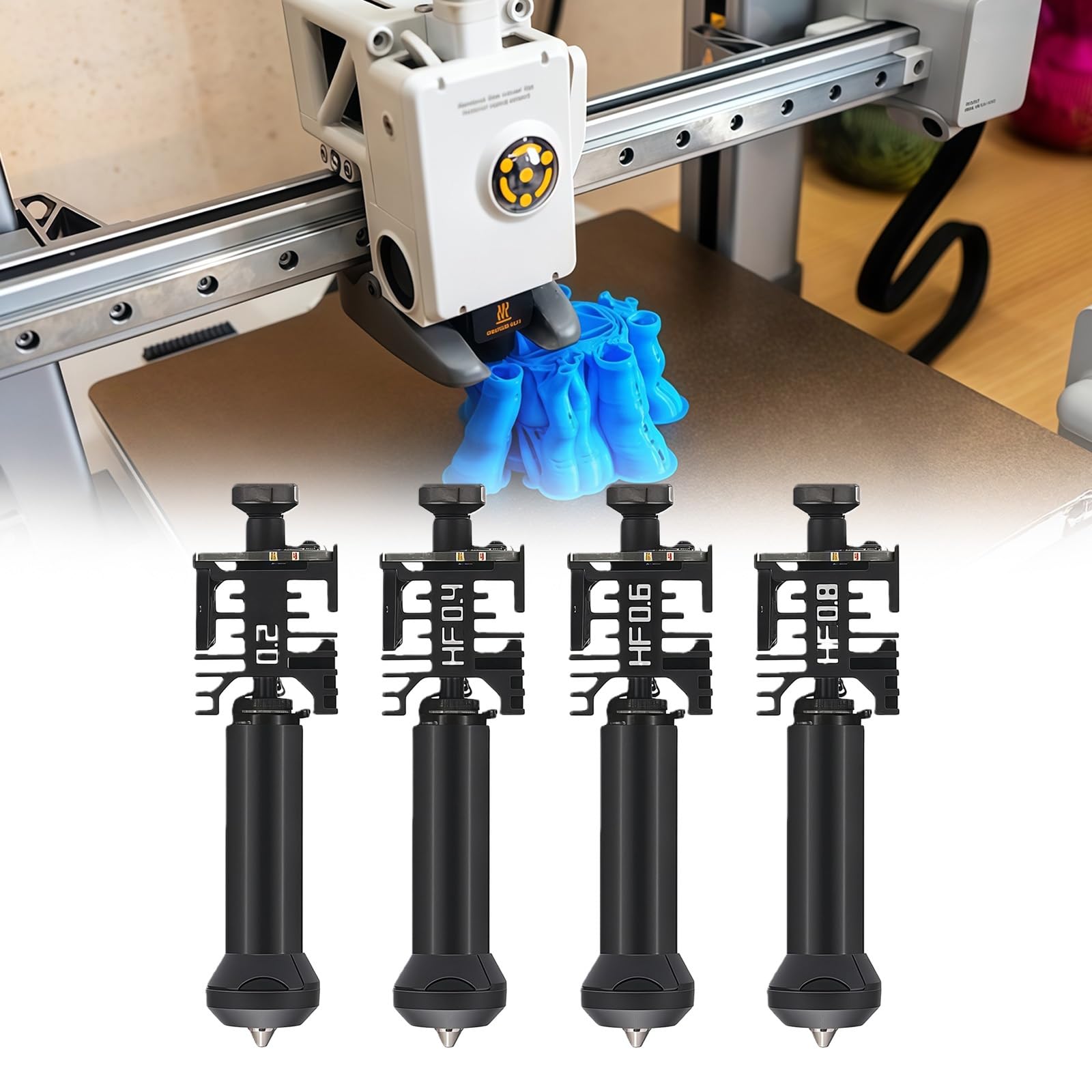 Hotend para impresora 3D precisa con boquilla templada que soporta varios filamentos para impresora H2C de laboratorio