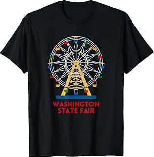Puyallup Washington State Fair Ferris Wheel County Fair T-Shirt