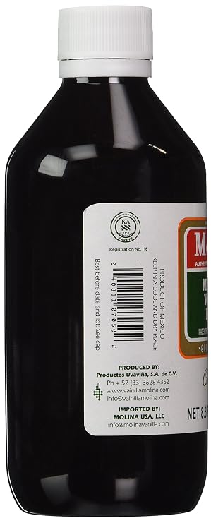 Molina Vanilla-Mexican Vanilla 250ml (2 Bottles)