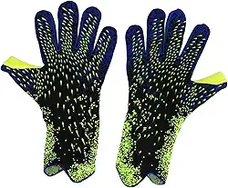 Luvas do goleiro de futebol Profissional Anti -LATEX Anti deslize para treinamento de amortecimento de amortecimento Luvas de goleiro para homens para homens pares de cores (Tipo 10)