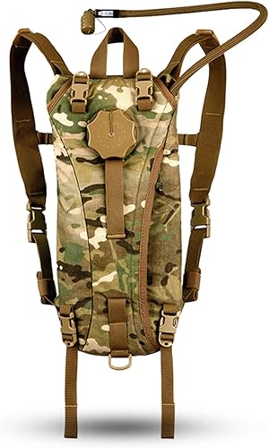 Source Tactical Hydration Pack - 3L WXP Widepac Water Bladder with External Fill Port - High-Flow Storm Drinking Valve - Dual Function BackpackMOLLE