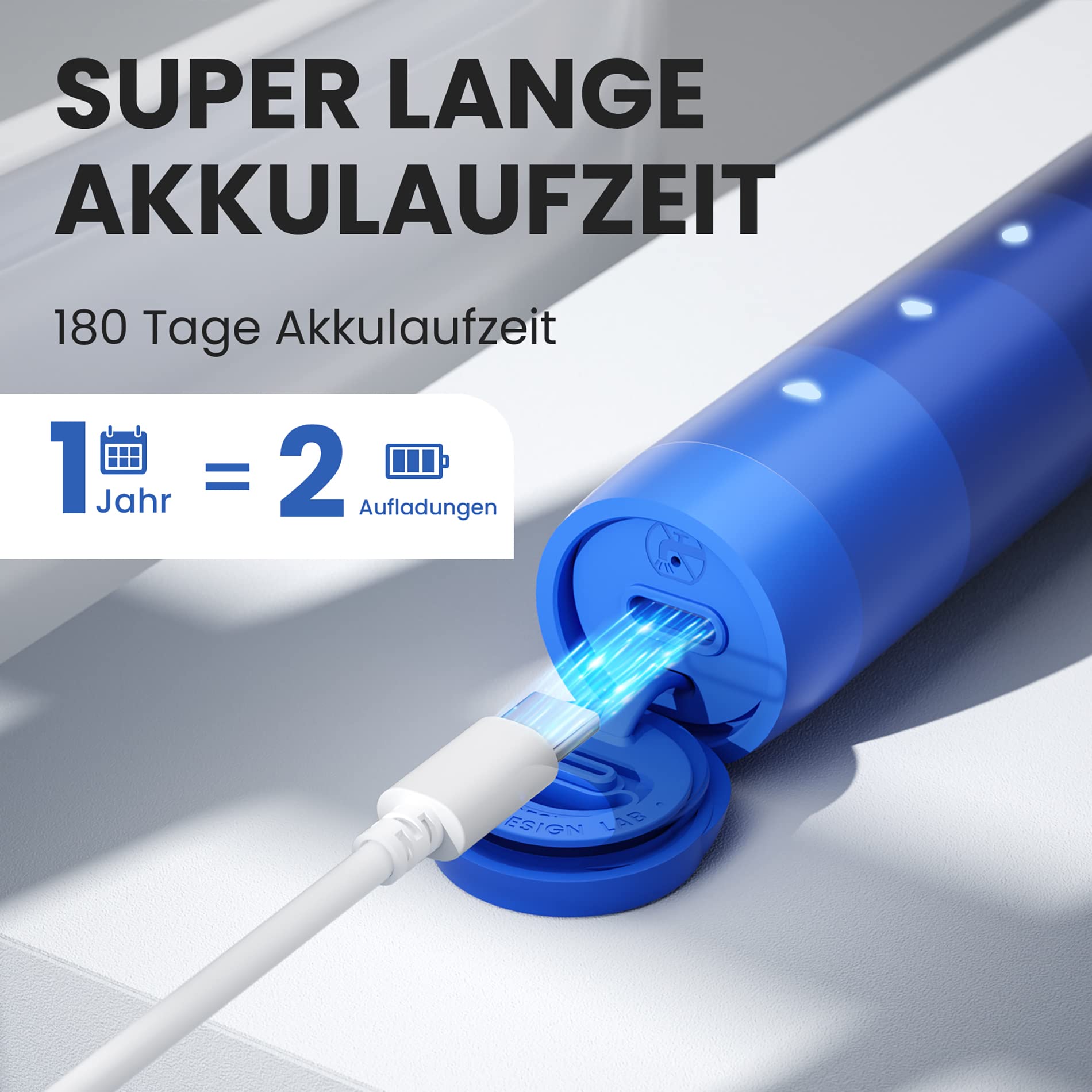 Oclean Flow Dual Set Sonic Electric Toothbrush White-Blue