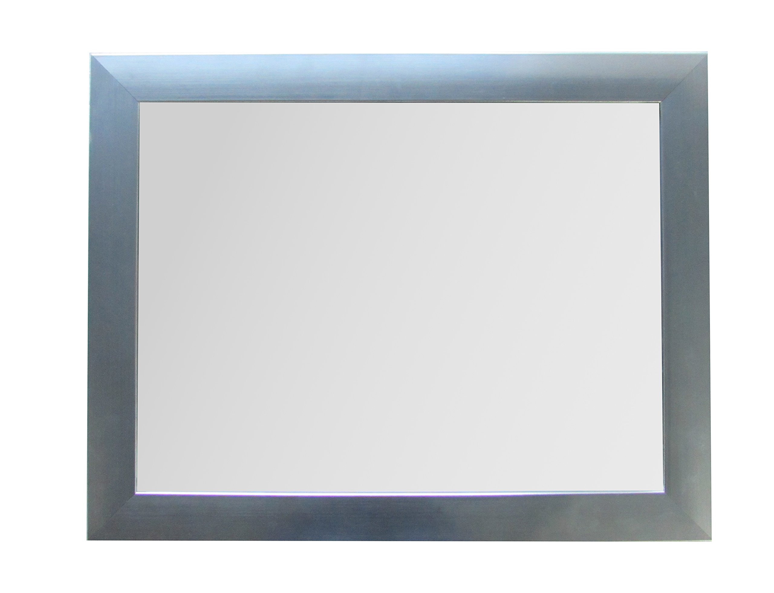 King Collection S1710844 King Home Wall Mirror with Frame, Silver, 30 x 40 H