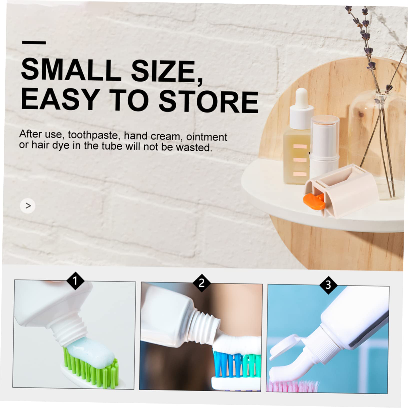 Zahnpastakappen Selbstschließend - 16 Stück Blumen Design Silikon