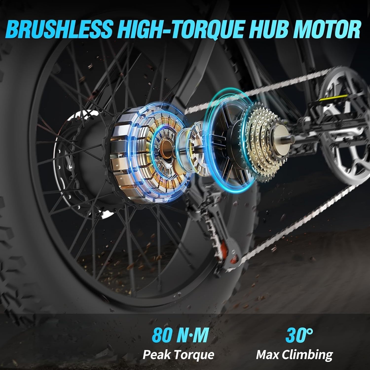 C20 Bicicletta elettrica con batteria rimovibile da 52 V 40 Ah/48 V 20 Ah/48 V 15,6 Ah, pneumatici da 20 x 4 pollici, freni idraulici a 7 velocità. Bicicletta elettrica fuoristrada per tutti i terreni