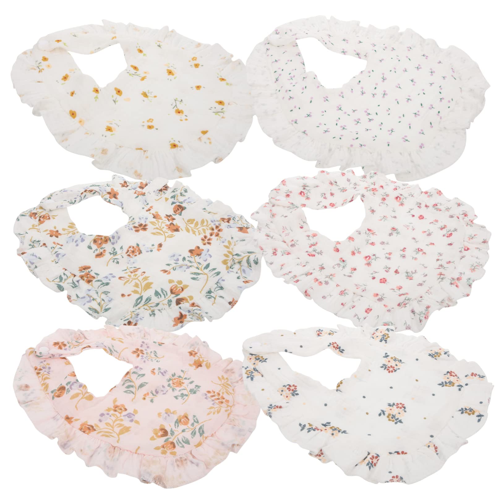 VICASKY 12pezzi Bavaglini Per Ragazzo Ragazza Cotone Da Bavaglini Lavabili Per Ragazzo Ragazza Con Design Assorbenti e Morbidi Per Svezzamento e Teething Accessori Eleganti e