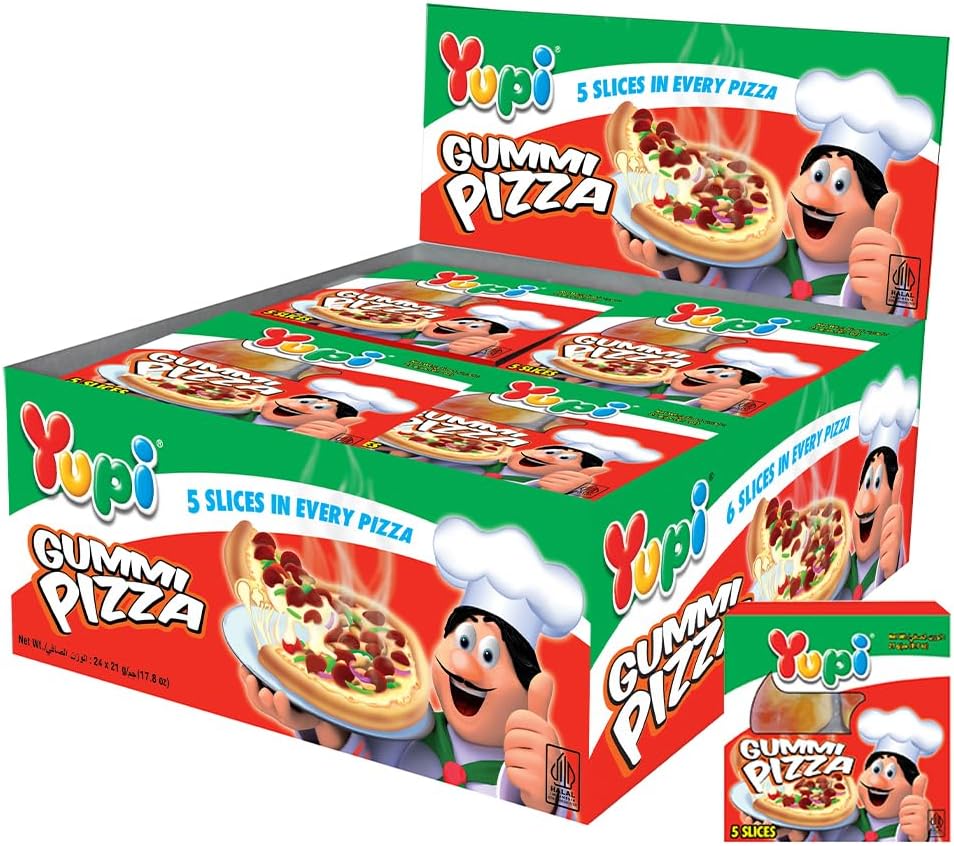 Slice Pizza Shaped Gummy Candy, 96g, Fruity & Chewy Treats, Fun Snack for Kids & Adults, Perfect for Parties & Gifting, Halal certified