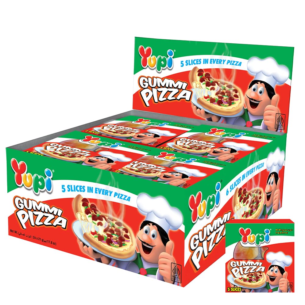 Slice Pizza Shaped Gummy Candy, 96g, Fruity & Chewy Treats, Fun Snack for Kids & Adults, Perfect for Parties & Gifting, Halal certified
