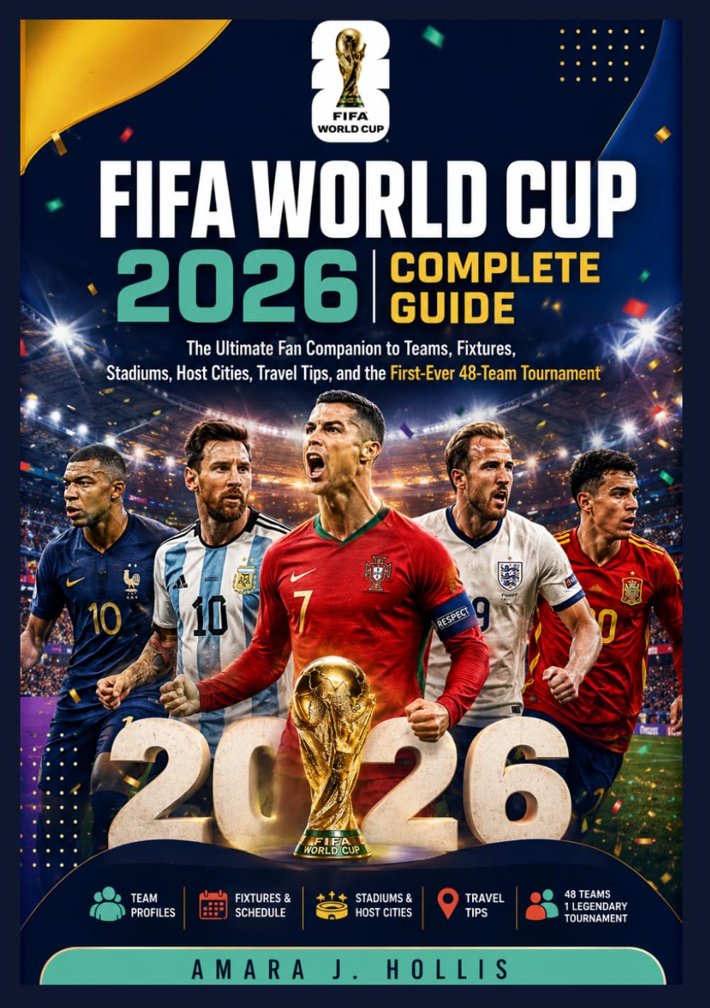 FIFA WORLD CUP 2026 COMPLETE GUIDE: The Ultimate Fan Companion to Teams, Fixtures, Stadiums, Host Cities, Travel Tips, and the First-Ever 48-Team Tournament