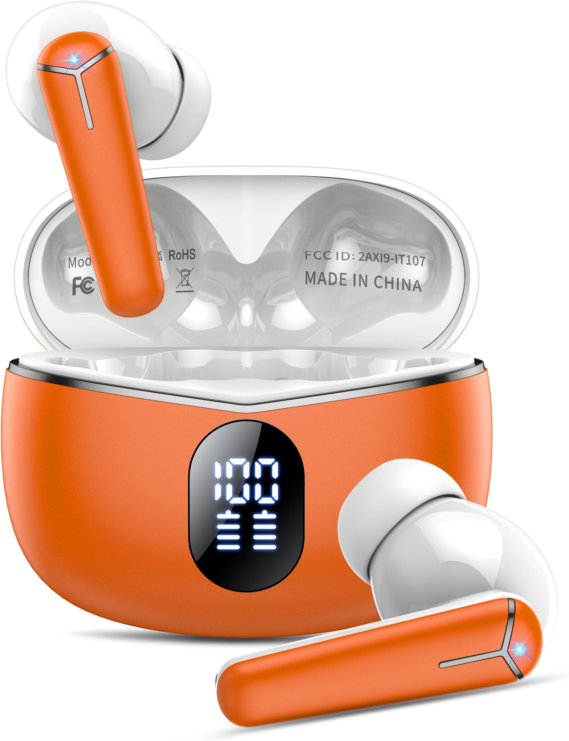 Wireless Earbuds, Bluetooth Headphones 36H Playtime Ear