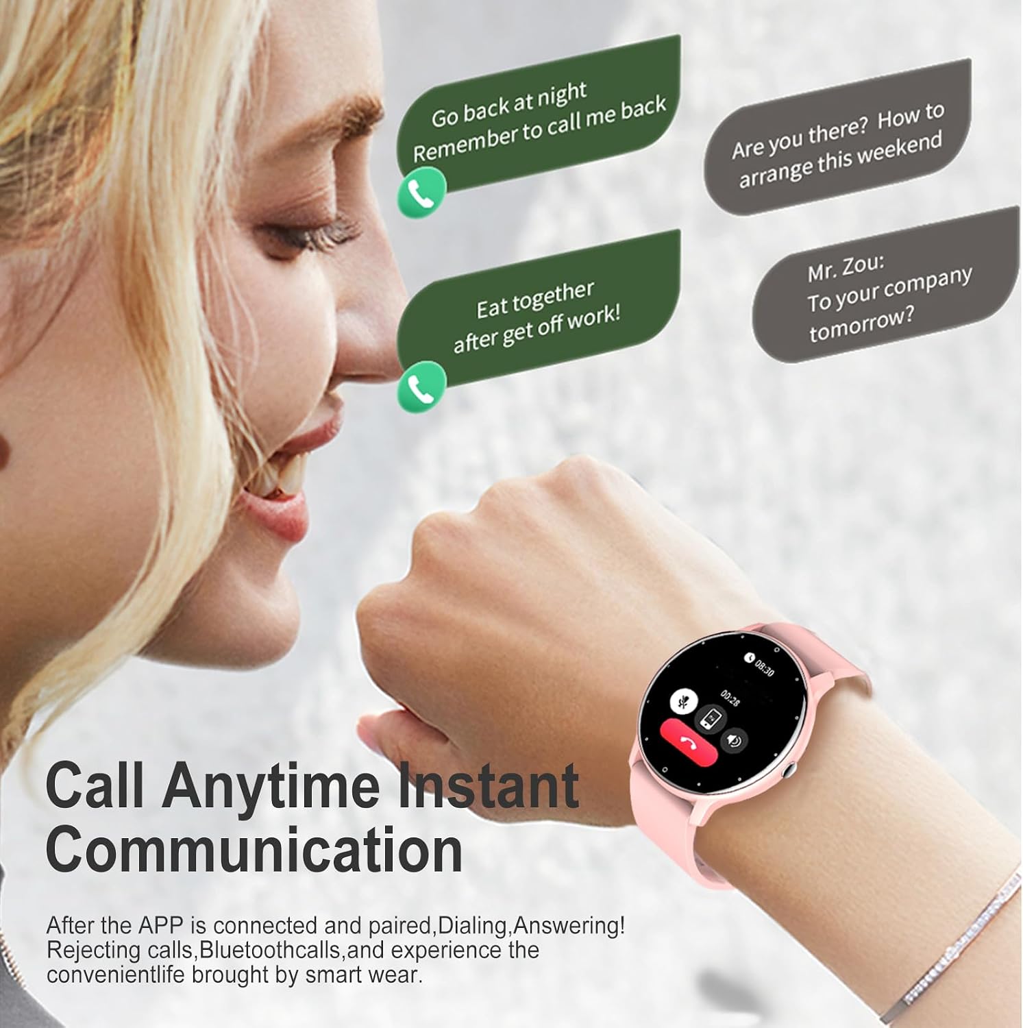 Smart watch Bluetooth calling feature