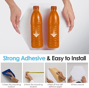 Acoustic Soundproof Panels, Y-Lined Self-Adhesive for Studio