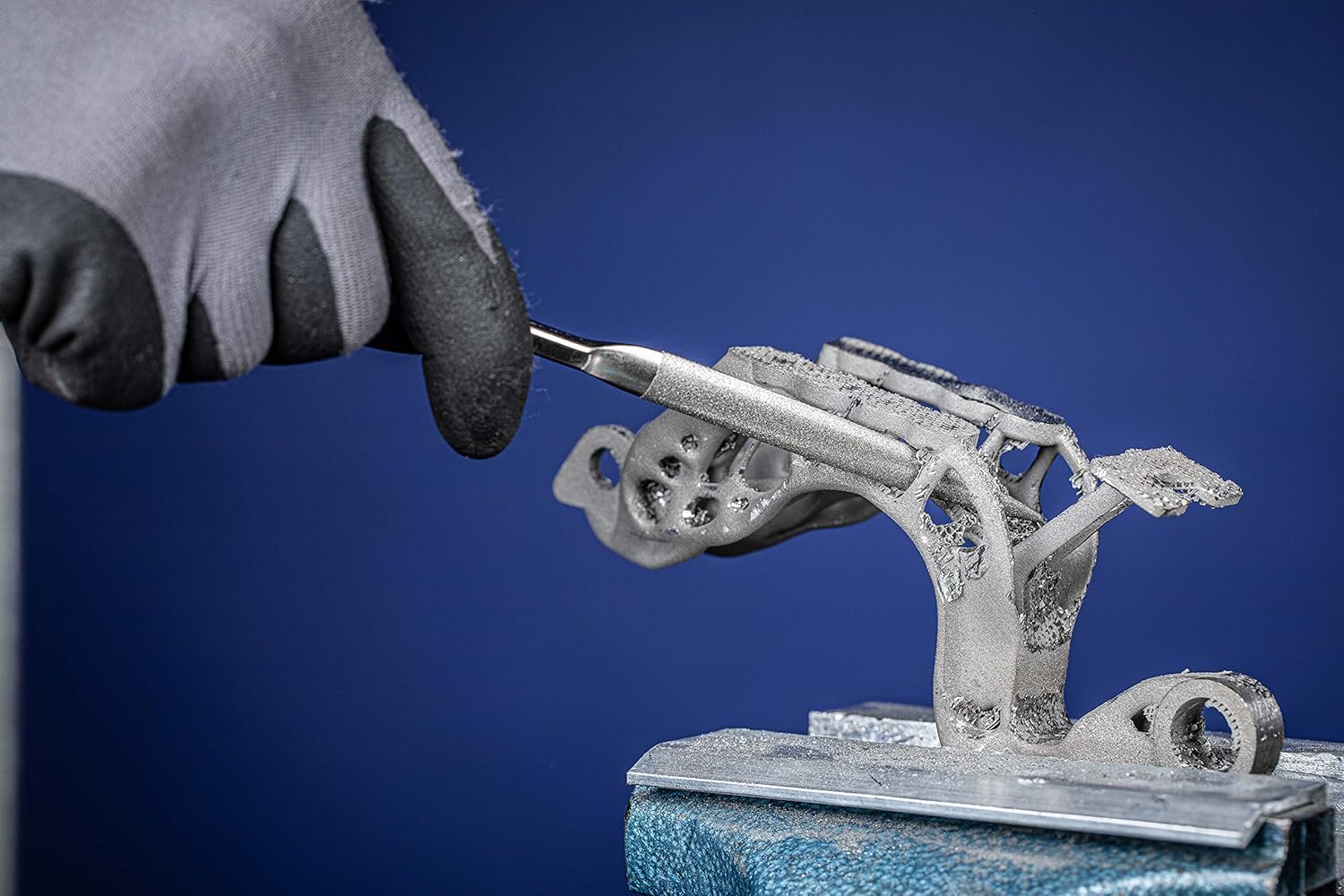 PFERD TOOLS Diamant-Handyfeilen-Set, 5-teilig, Korngröße D 126, 215mm, in bruchfester Kunststoffbox, 15826272 – Für den universellen Einsatz im Werkzeugbau