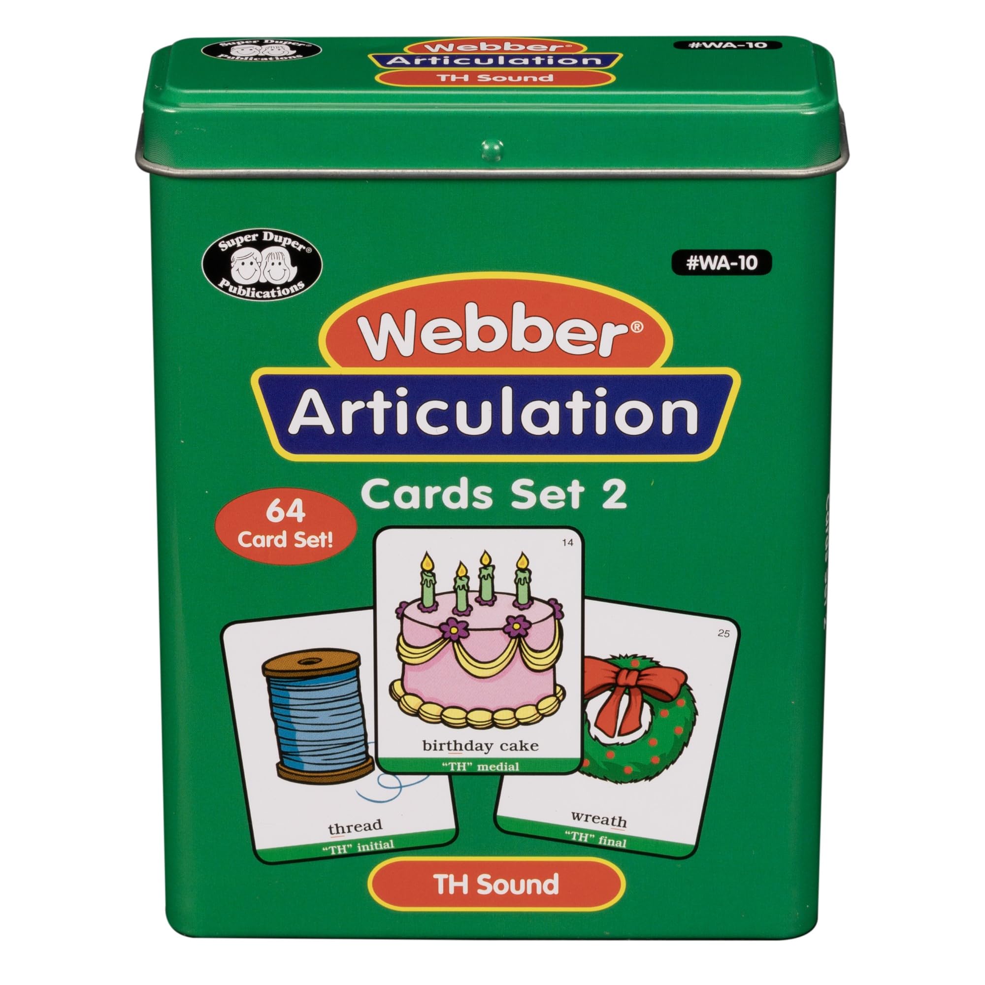 Super Duper Publications | Articulation TH Sound Fun Deck | Vocabulary and Language Development Flash Cards | Educational Learning Materials for Children