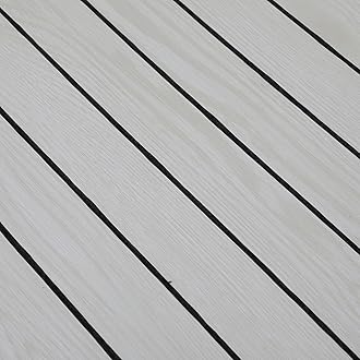 3D Wood Look Wall Panels, Self-Adhesive 3D Wooden Panel Groove Panels, Pack of 10, 40 x 40 cm, PVC Wall Cladding, Waterproof and Heat Resistant Panels, Stickers for Wall, Ceilings, Kitchen Back Wall