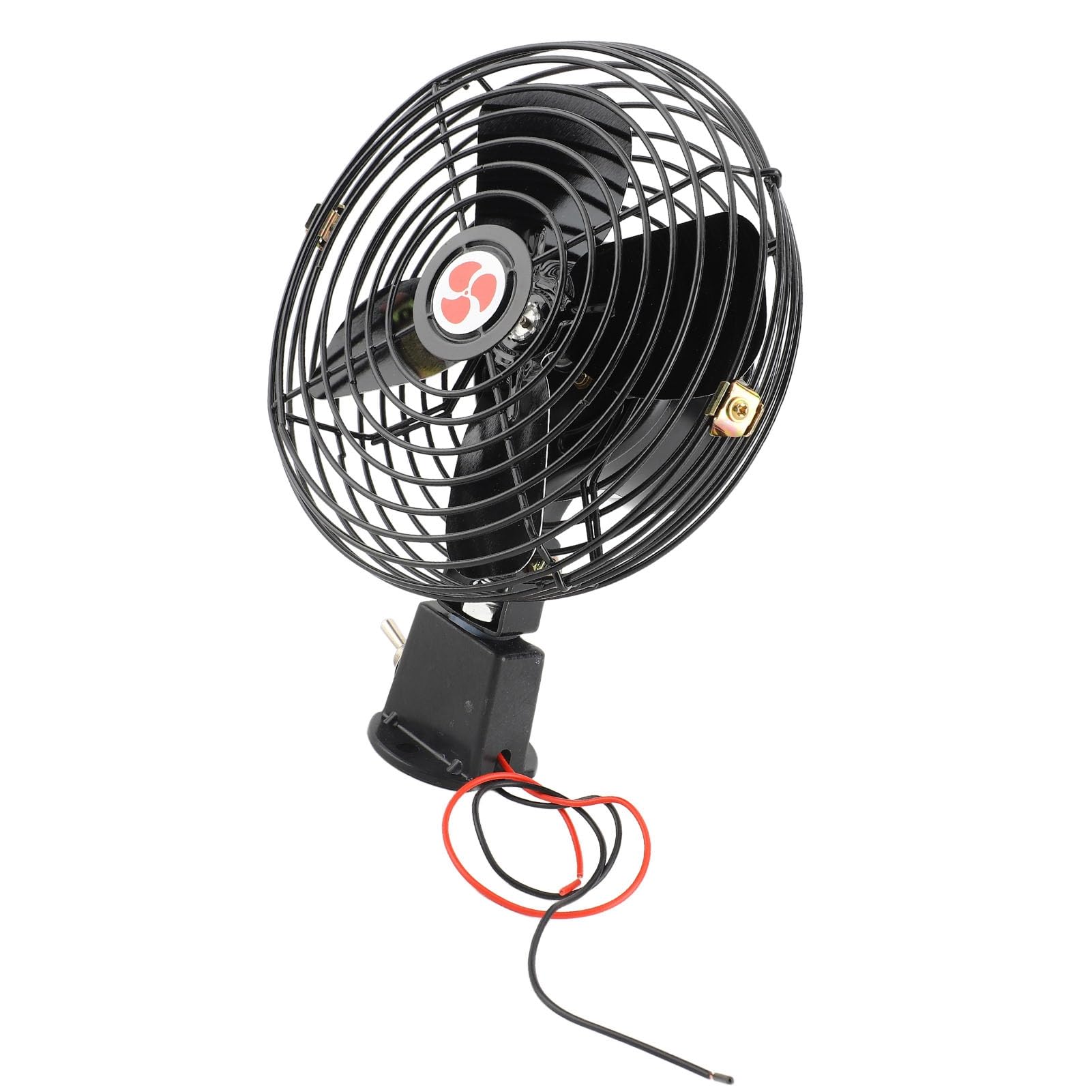 Headerbs Ventola Auto 12V Raffreddamento in Metallo Pesante con Riduzione Rumore Avanzata per Autobus Camion Barche (6