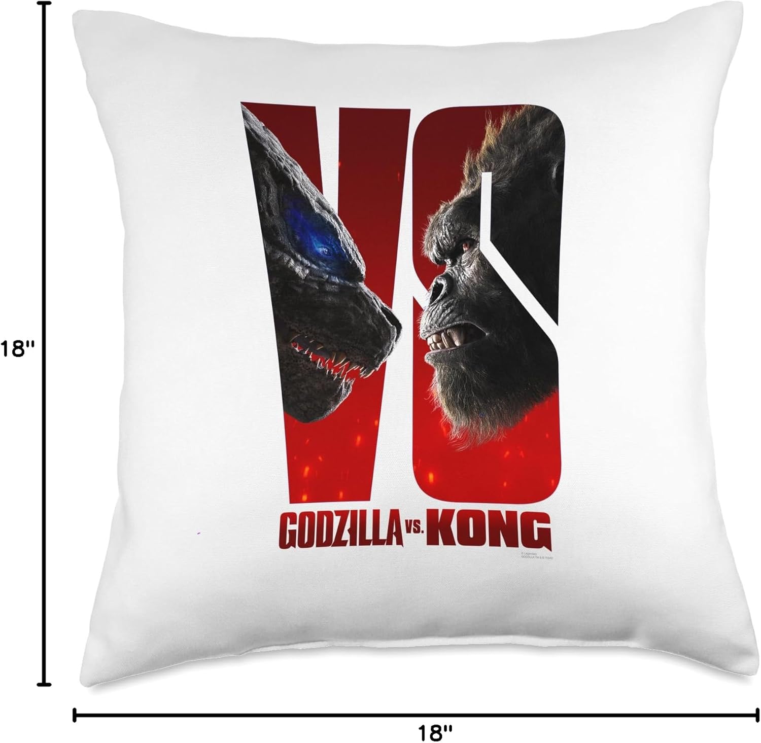 Godzilla vs Kong - VS Premiere Throw Pillow