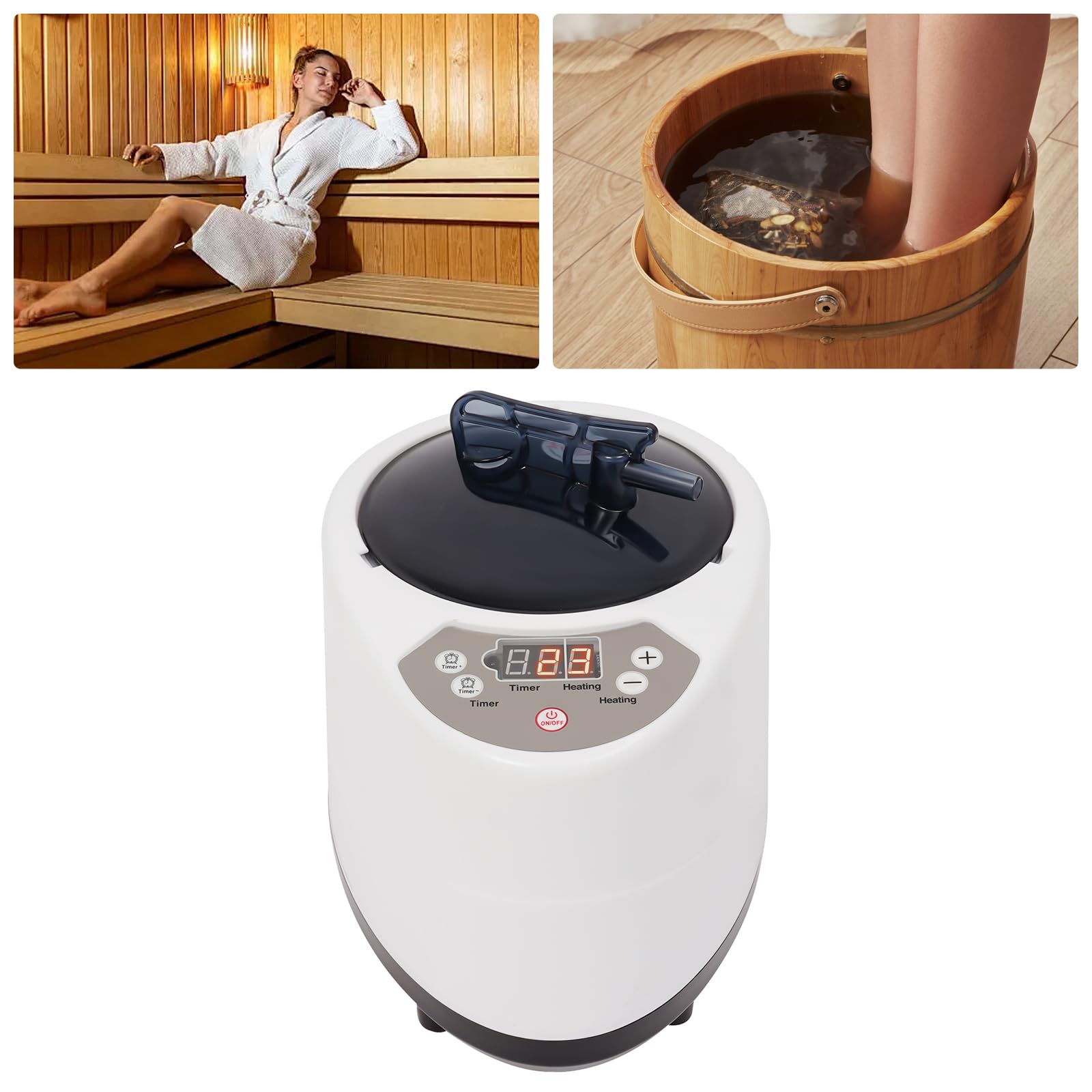 Dampferzeuger Sauna Steam Generator 9 Gang 3L 1000W Home SPA