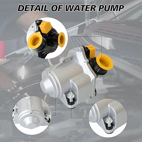 Miniatura 4 de AW6023 Bomba de agua profesional para 2009-2010 EdgeEdge LimitedEdge Sport, Flex, Fusion Sport, Taurus, para MKS Base, MKS EcoBoost, MKX Base, MKZ