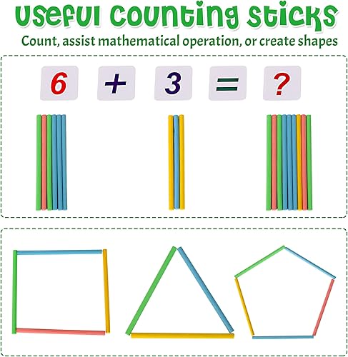 Miniatura 5 de Abaco de madera para niños, juguete educativo para contar con palos de contar y tarjetas del alfabeto, juguetes de aprendizaje preescolar, regalo