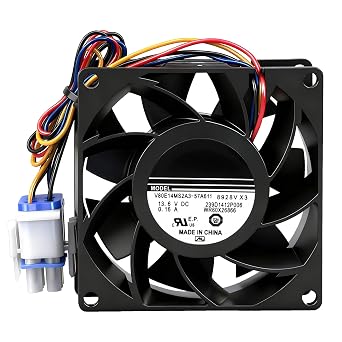 Upgraded WR60X26866 Refrigerator Evaporator Fan Motor Compatible with GE Refrigrator, Replace WR60X26033 WR60X10356 V80E14MS2A3-57A611 WR60X10341 WR60X26030 WR60X10357 AP6278228