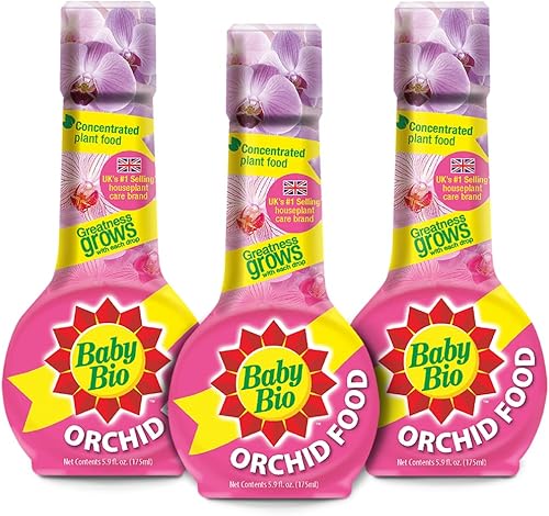 Baby Bio Alimento para orquídeas, concentrado, 5.9 onzas (paquete de 3)