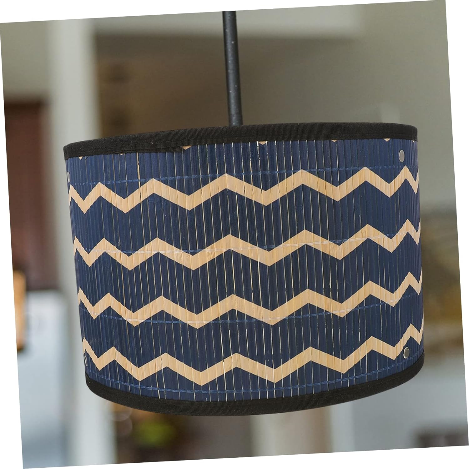DOITOOL Bamboo Ceiling Lamp Shade Japanese Style Home Decor Lamp E27 Light Cover