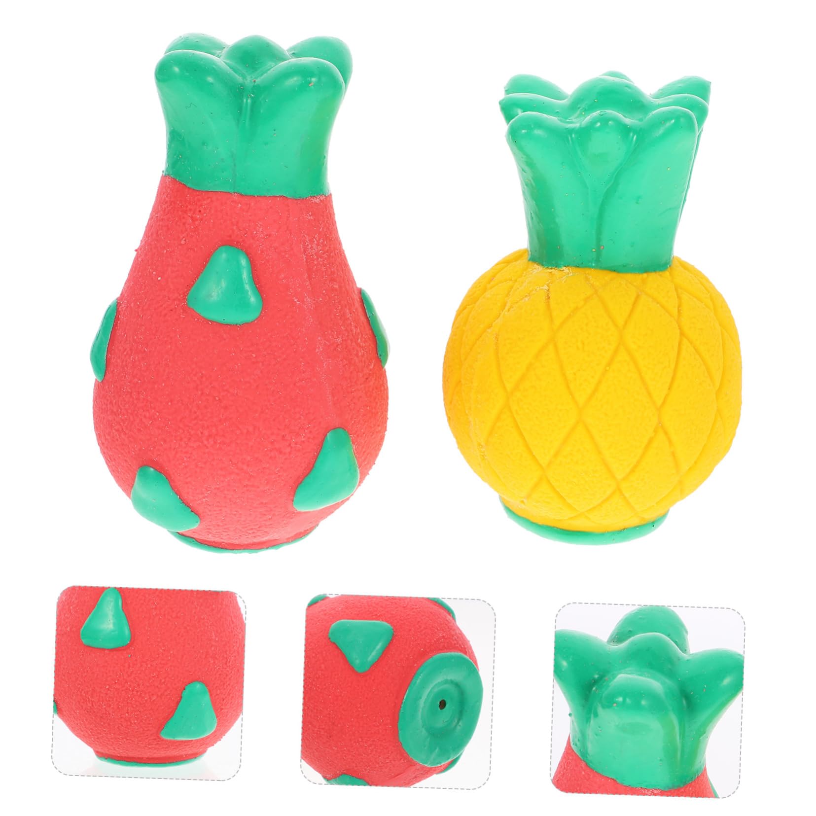 SUPVOX 6piezas Juguetes Adorables para Cachorros Juguetes Masticables Sonido Accesorios para Perros De Mediano para Jugar y Limpiar Dientes