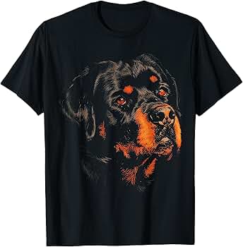 (極美品)kj着rottweiler DOG PHOTO TEE cootie Rottweiler Face Tee: Capture Canine Intensity With This