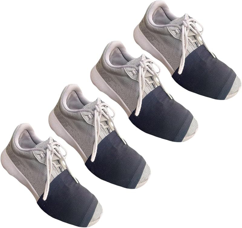 2 pares de medias unisex sobre zapatillas, fundas para zapatos para mujeres bailarinas de ballet, medias sobre zapatos para bailar en pisos lisos, color negro