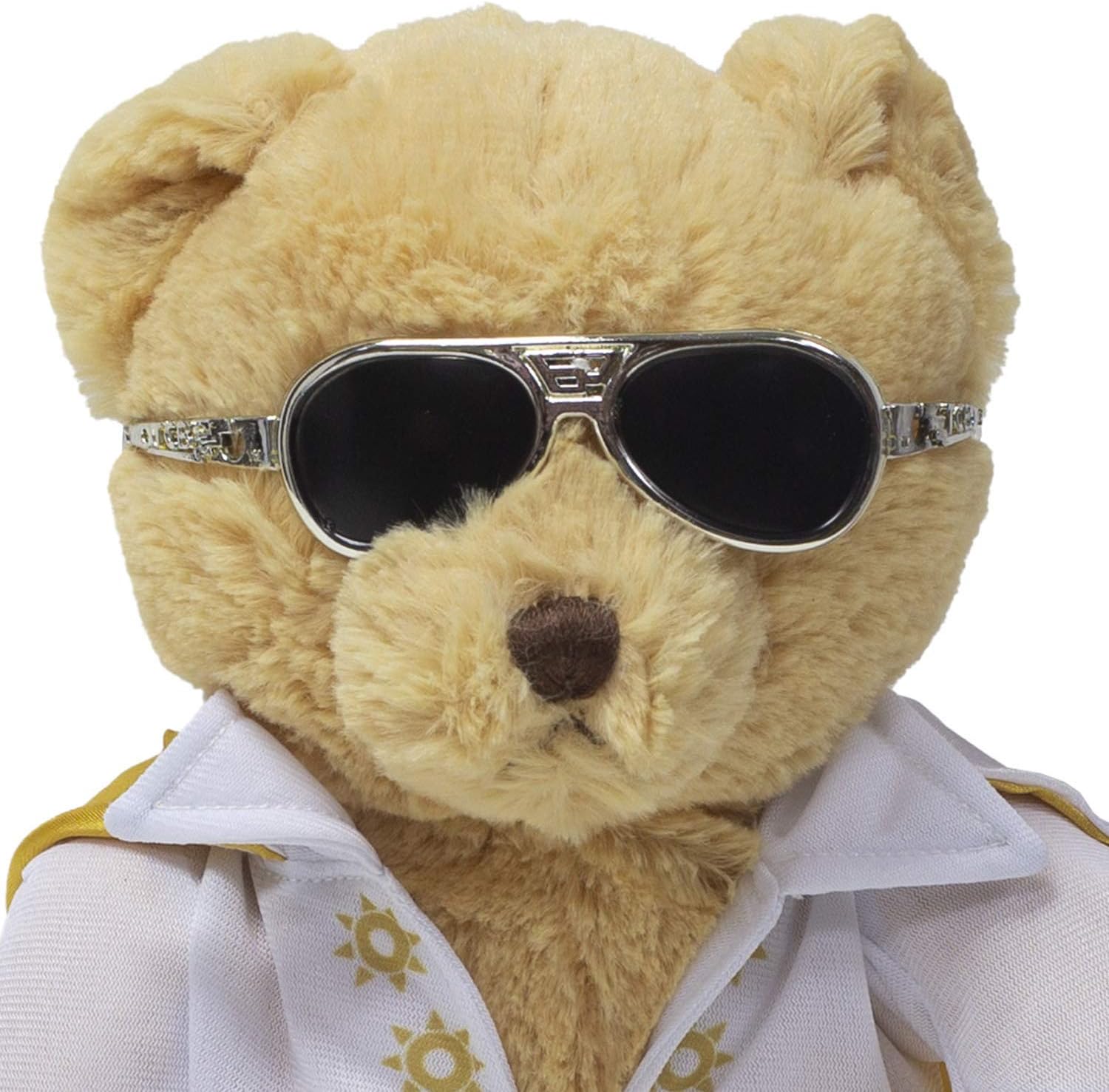Elvis Musical Animated Christmas Plush Singing & Dancing Bear (Blue Christmas)