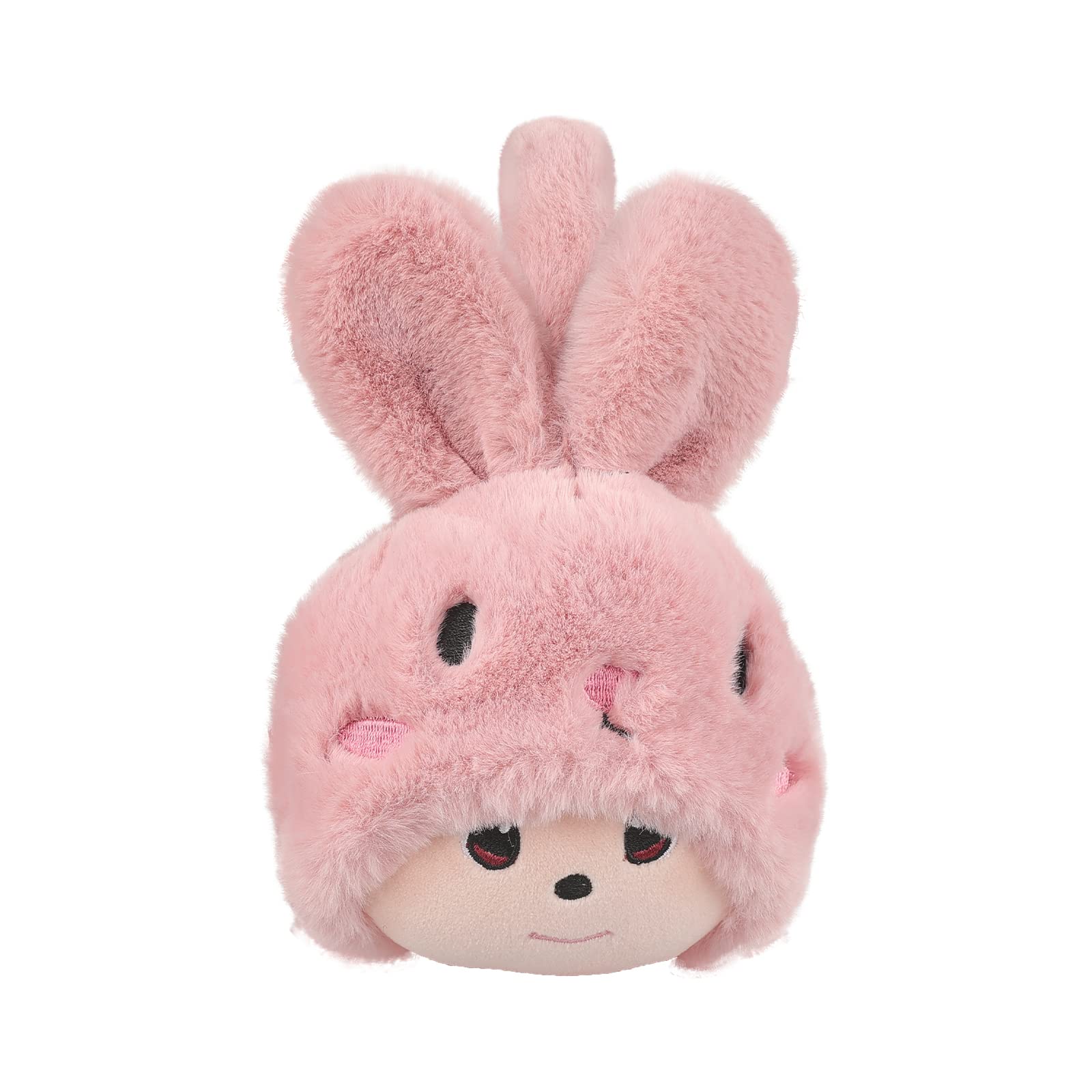 Surblue Cute Animal Earmuffs Winter Warm Outdoor Ear Covers Headband Fur Earwarmer C-pink