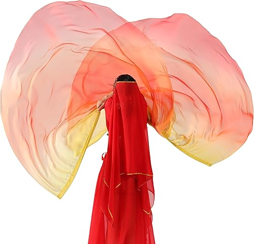 Miniatura 4 de Banderas de adoración para danza de la iglesia, banderas de danza de alabanza para conjunto de adoración (2 banderas + 2 varillas flexibles + 1