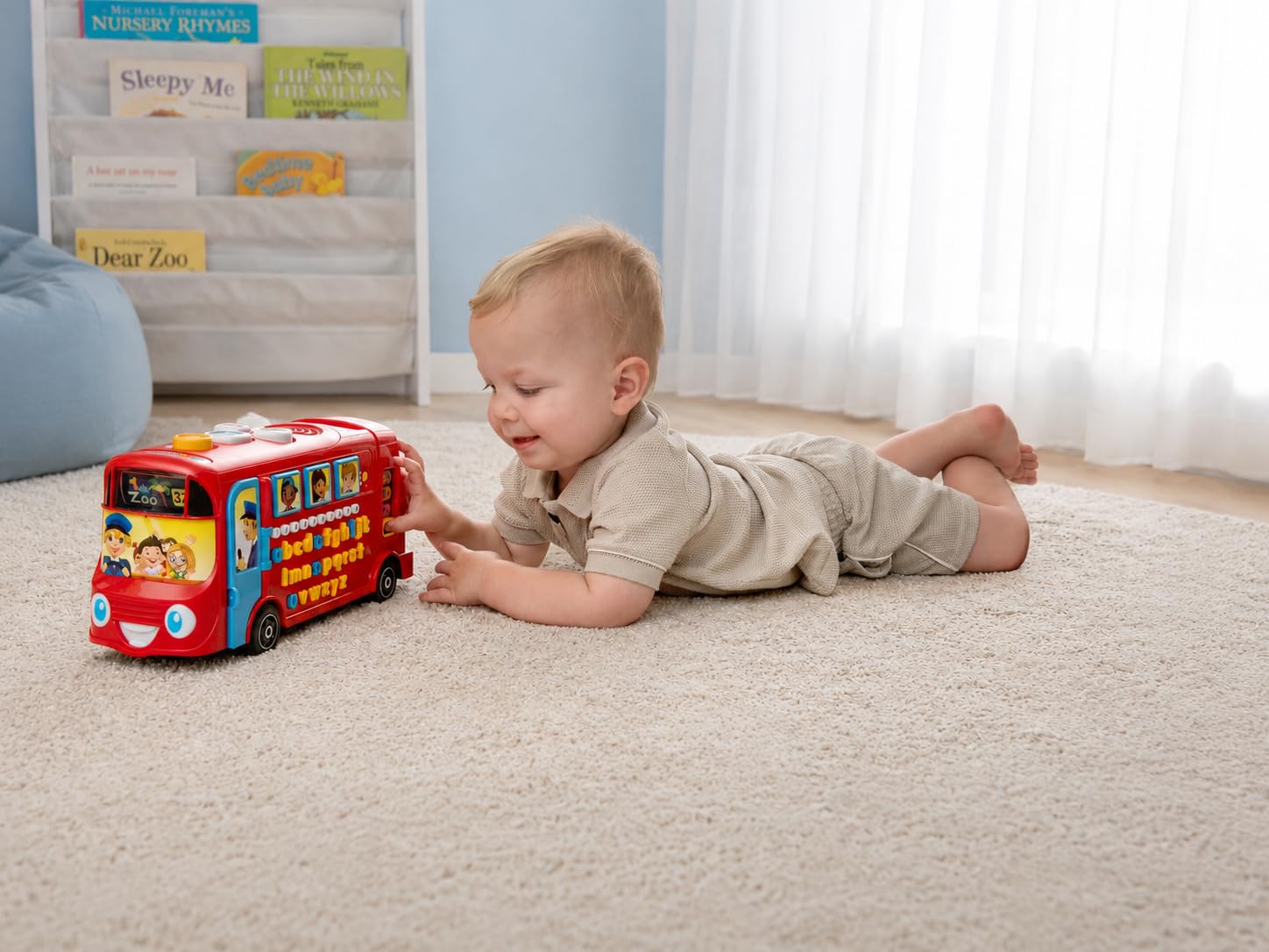 Vtech 150003 Playtime Bus Educational Playset, Learning Toy, Suitable For 2-5 Years, Red, 25.7 x 12.2 x 15.9 cm