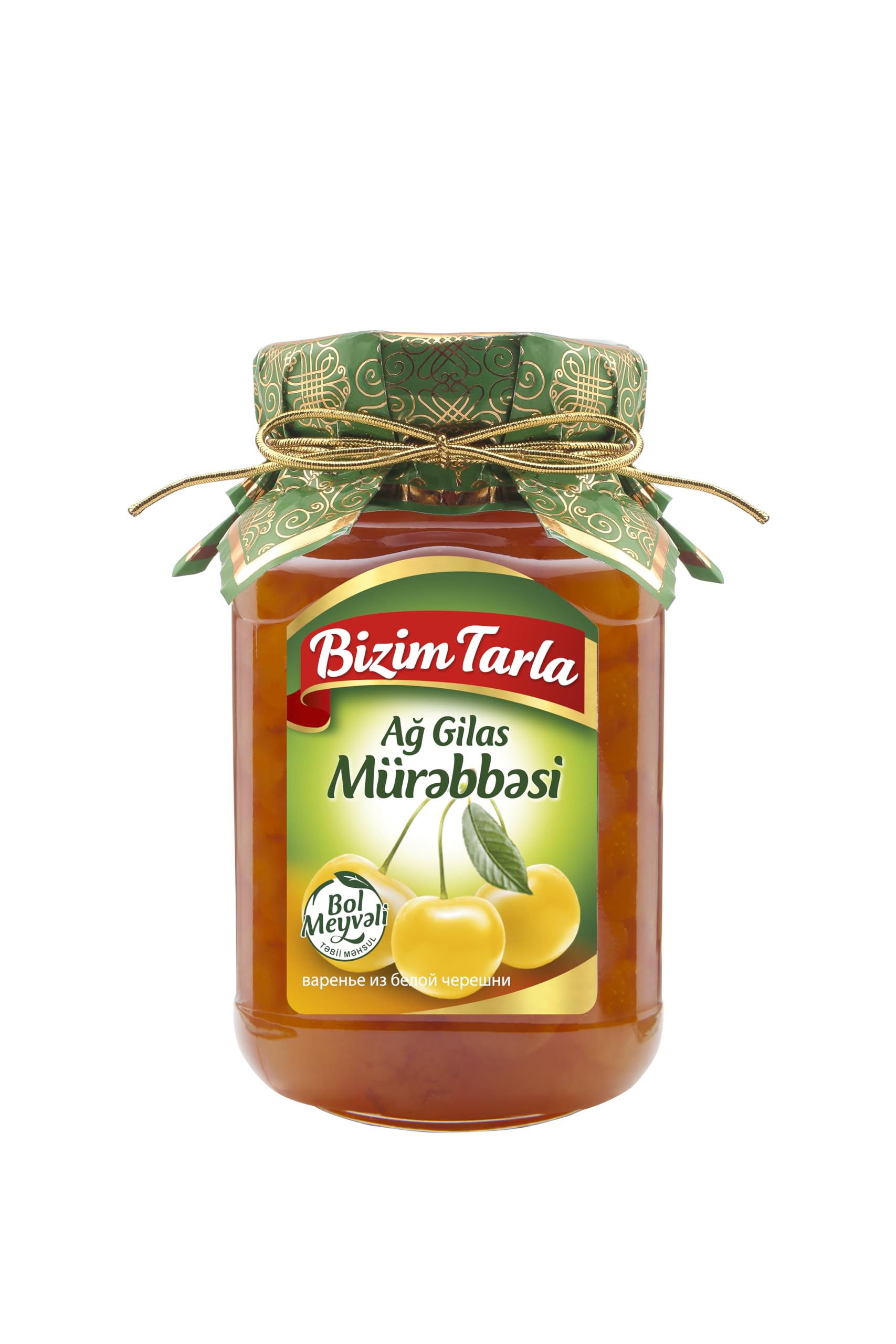 BIZIM TARLA WHITE CHERRY PRESERVE 400G
