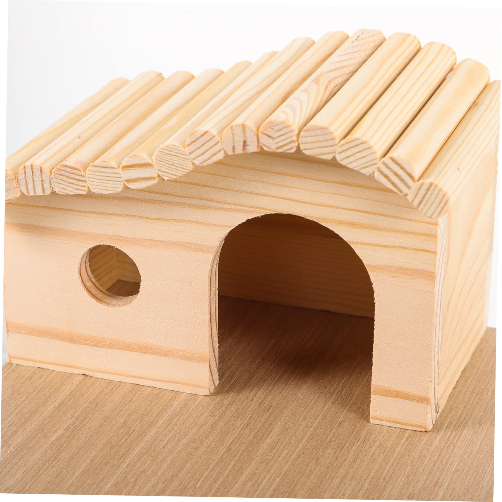 Hamsterbrücke mit Leiter Hamsterhaus als Versteck Kletterspielzeug und Nest für Hamster und Chinchilla