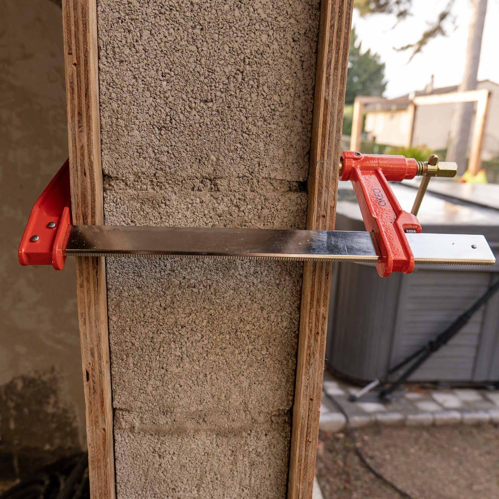 Lot de 2 serres joints à pompe 30 cm - Acier laminé - Longueur de serrage 30 cm - Saillie 125mm - Frein anti glissement