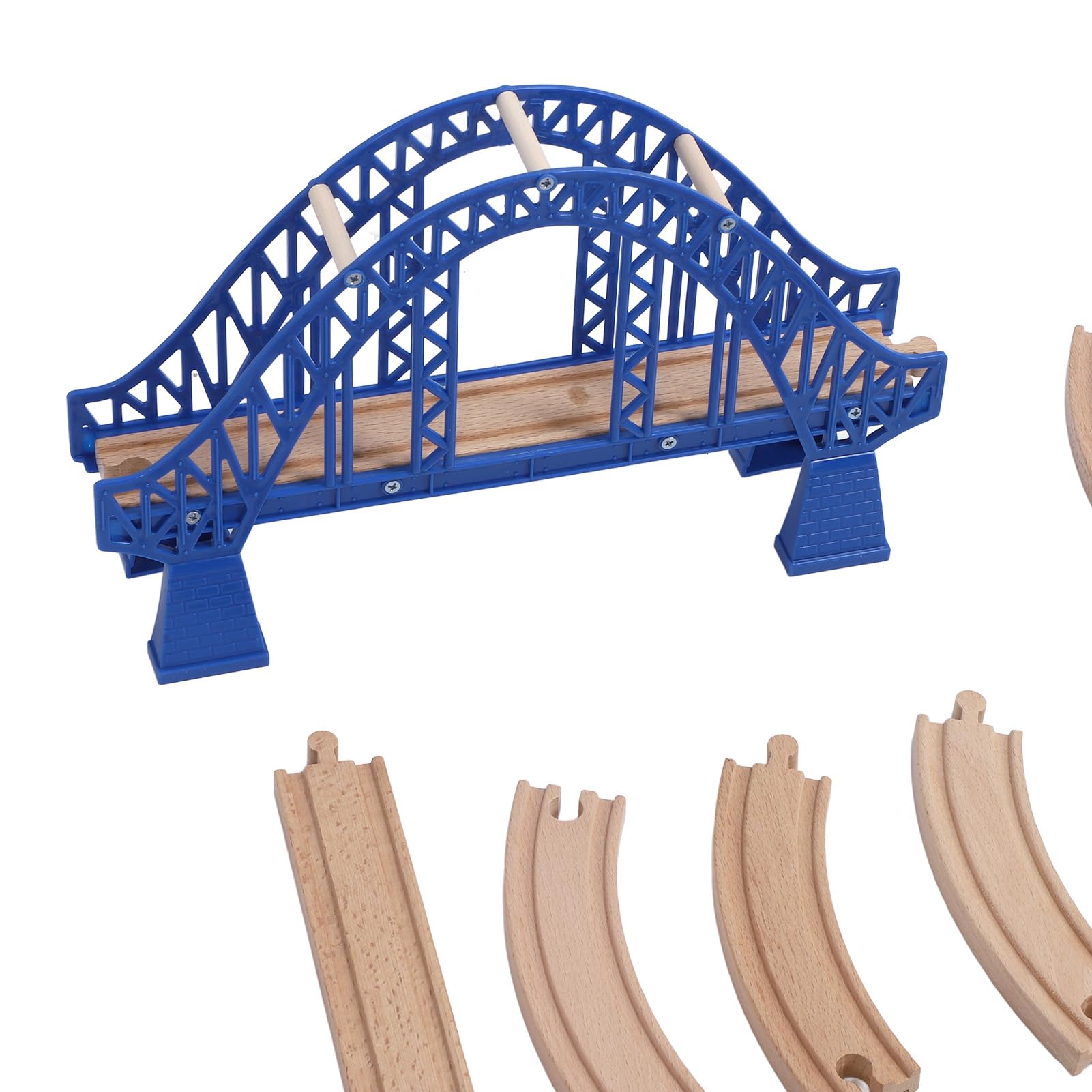 Set di giocattoli per binari del treno elettrico Set di binari per treni per bambini affidabili educativi interattivi per la casa