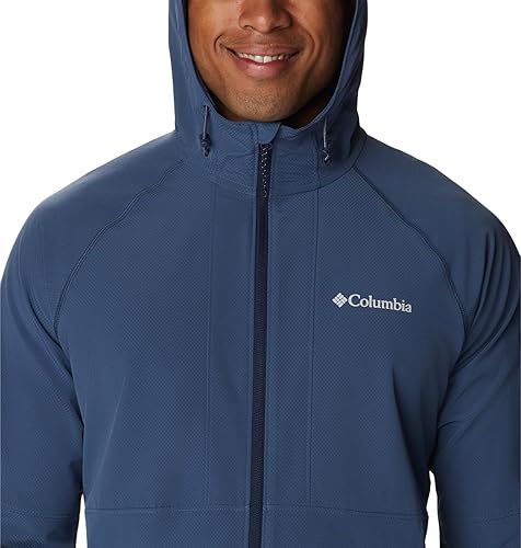 Miniatura 4 de Columbia Softshell con capucha Tall Heights para hombre