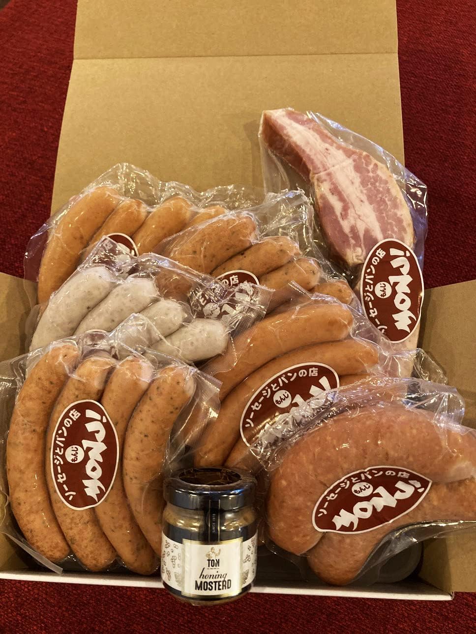 Monji たっぷり ソーセージ ベーコン セット ギフト ウインナー 無料配送 冷蔵 誠実