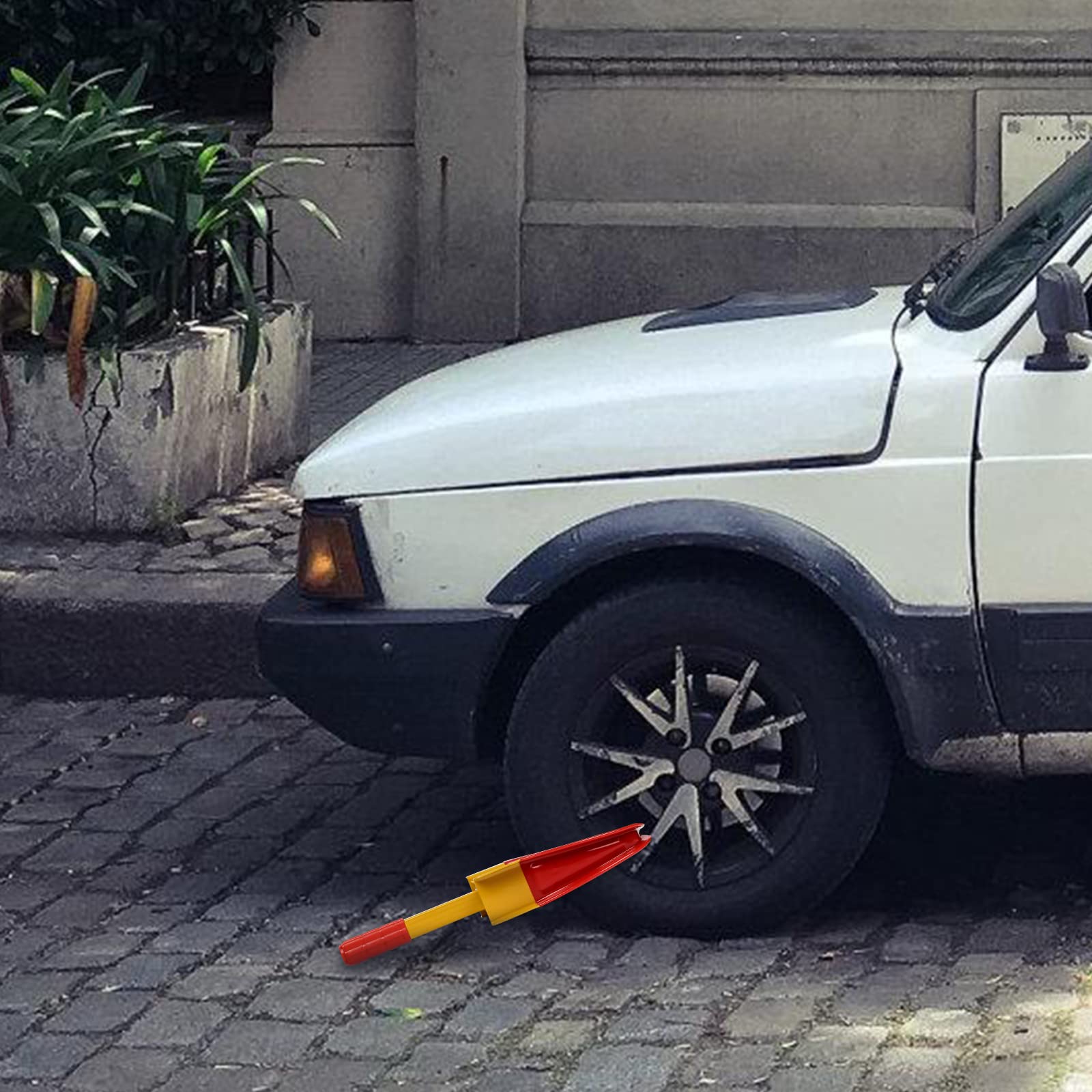 2 x blokada do kół – zabezpieczenie przed kradzieżą, uniwersalne, regulowane, do samochodów, przyczep kempingowych, przyczep, ochrona przed wierceniem
