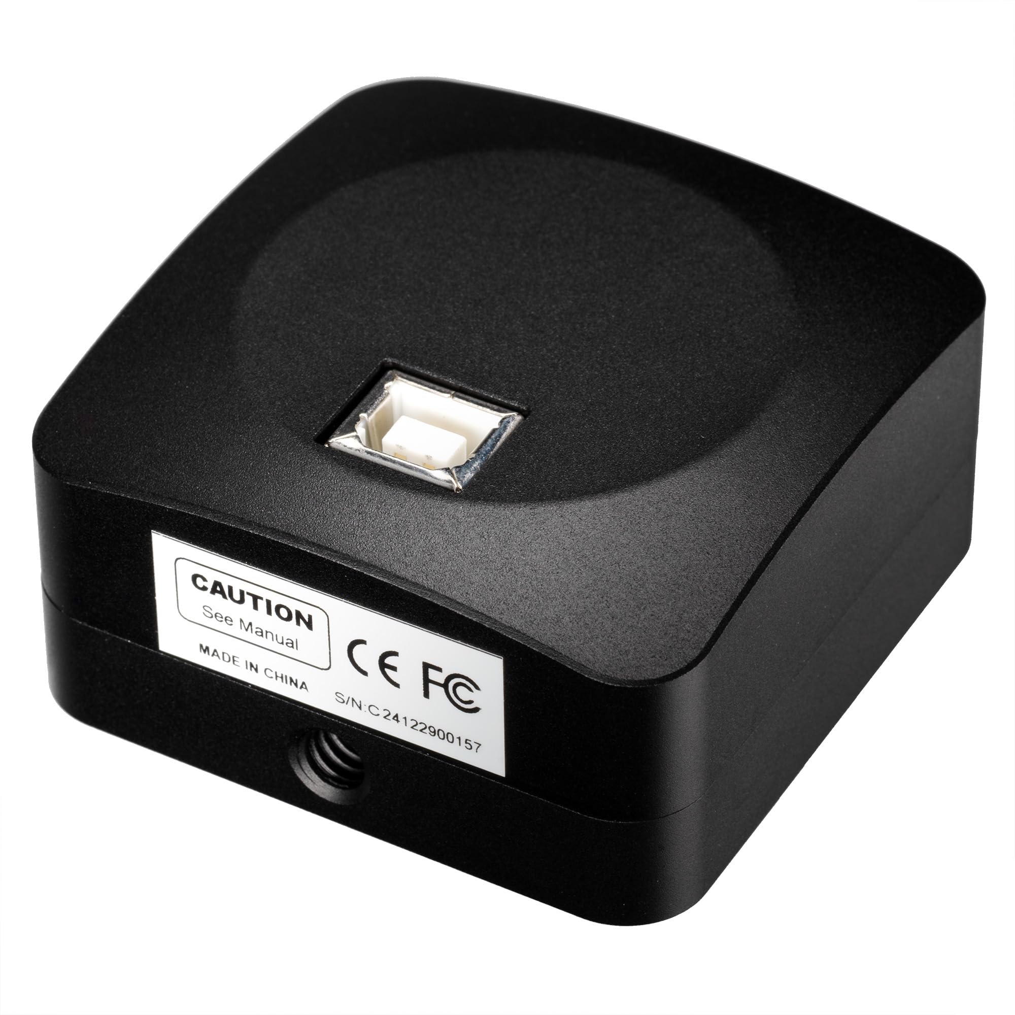 Bresser MikroCam SF UHD Fotocamera per Microscopio 3840x2160 Pixel Sensore 1/2,5'' C-Mount Stacking di Fuoco Funzione di Misurazione con Adattatori & Software