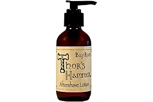 Thor's Hammer Classic Bay Rum Aftershave Balm | Invigorating Viking Aftershave Lotion...