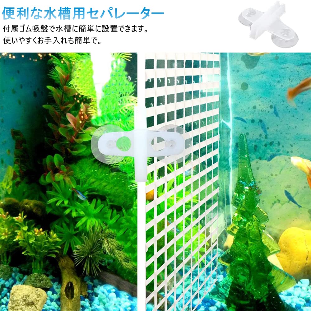 Amazon.co.jp: 水槽用 仕切り板 セパレーター 30cm×15cm 水槽