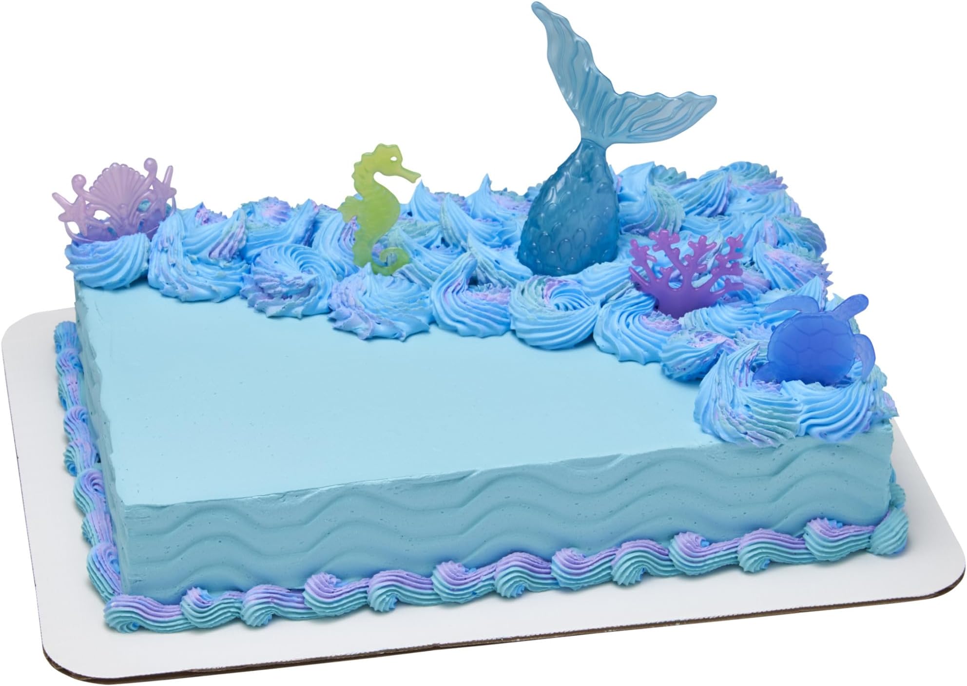 DecoPac 神秘的なマーメイドデコセットケーキトッパー、1セット、マルチプル