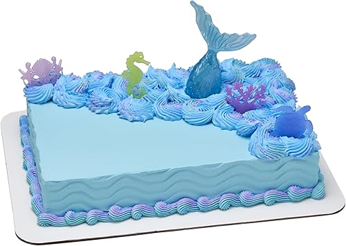 DecoPac Mystical Mermaid DecoSet - Decoración para tartas, 1 juego, múltiple