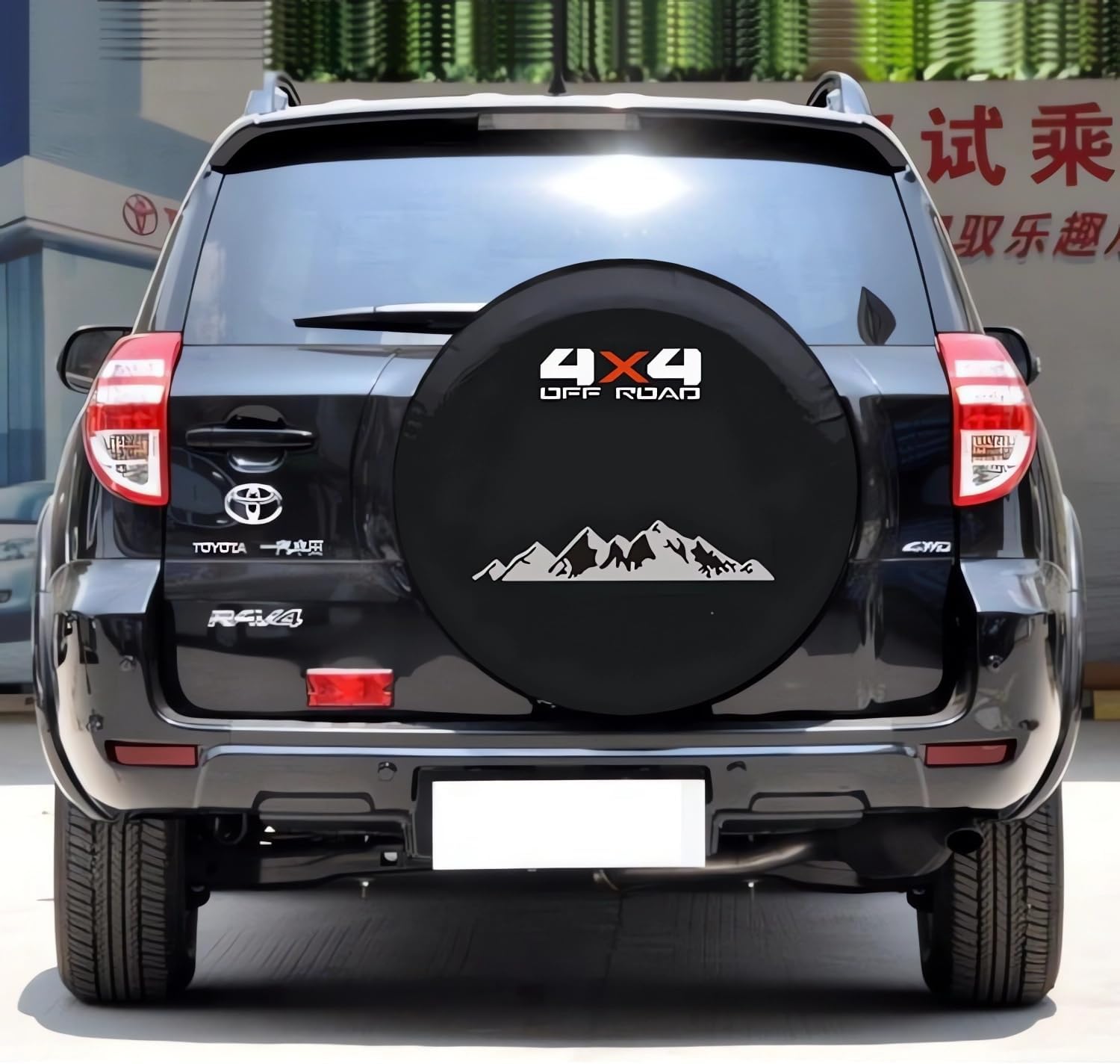 for Land Rover Discovery, Jeep SUVs, Toyota RAV4 Spare Tire Cover, Spare Wheel Cover, Tire Cover Protector (M Size, 225/65R17, 225/60R18, 235/55R19)