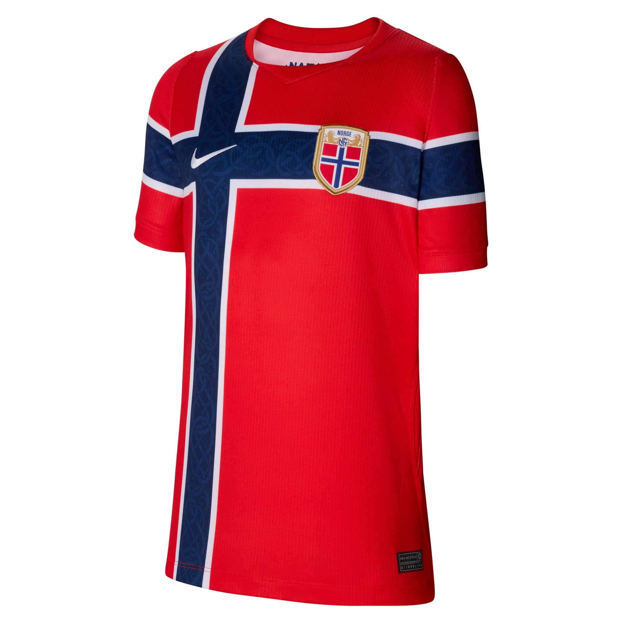 Norwegen 2026 Heimspiel Replika-Fußballtrikot mit Nike Dri-FIT-Technologie (ältere Kinder), IB5150