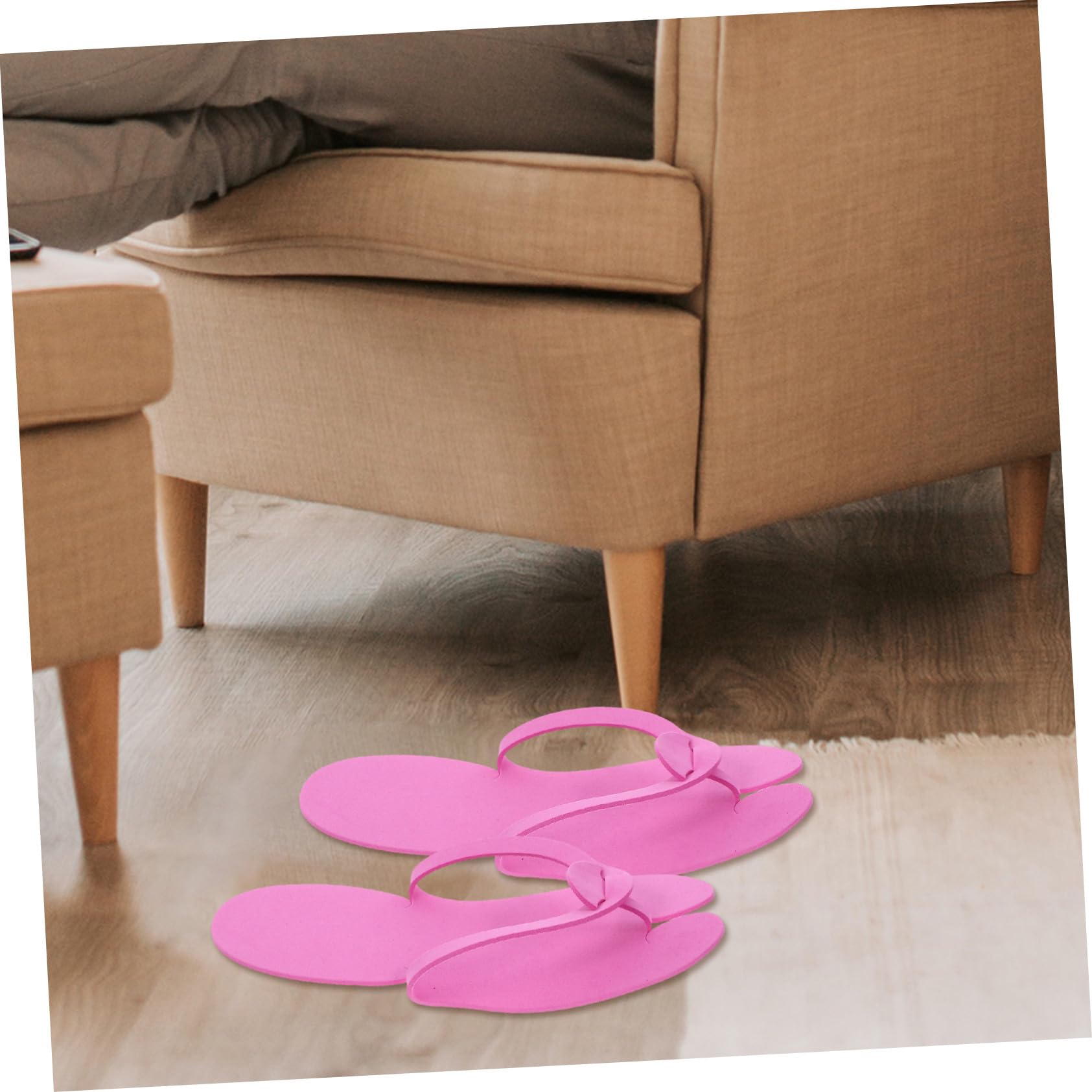 Mipcase Zapatillas de Ducha Desechables Eva Plegables para Viaje, 24 Pares