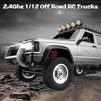 Vista 2 de GoolRC RC Rock Crawler, coche de control remoto a escala 1:12, camión RC todoterreno 4WD de 2.4Ghz, vehículo de escalada en todo terreno, regalos